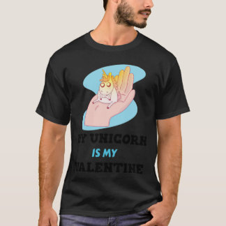Camiseta Mi unicornio es mi corona médica de San Valentín