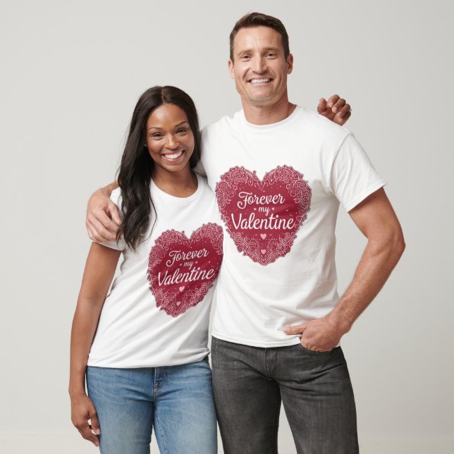 Camiseta “Mi Valentín para Siempre” (Unisexo)