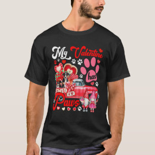Camiseta Mi Valentín tiene la pareja de Paws Appenzeller Se