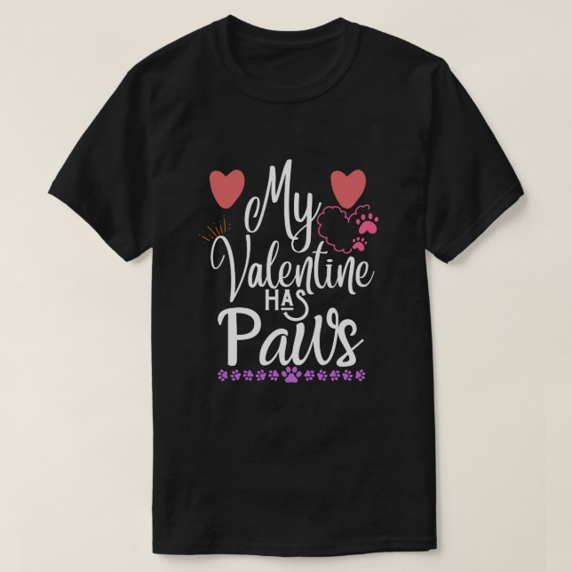 Camiseta Mi valentina tiene patas (Diseño del anverso)