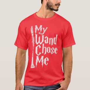 Camiseta Mi Varita Me Eligió Clarinete Clarinetista Música