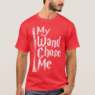 Camiseta Mi Varita Me Eligió Clarinete Clarinetista Música
