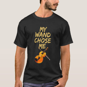 Camiseta Mi Varita Me Eligió Violín Violinista Orquesta Vi