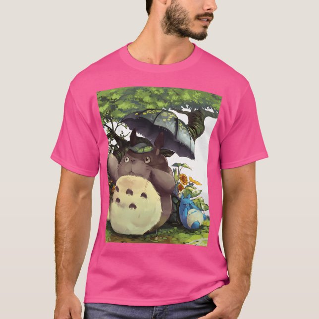 Camiseta Mi vecino Totoro Fanart (Anverso)