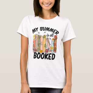 Camiseta Mi Verano Es Todo Un Libro Bocido Leyendo Libros D
