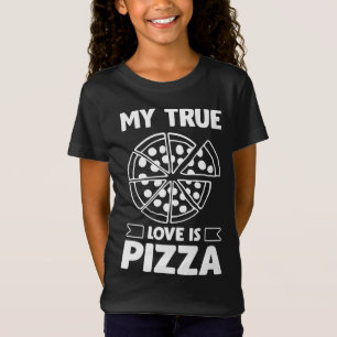 Camiseta Mi verdadero amor es la pizza - Funny El día de Sa