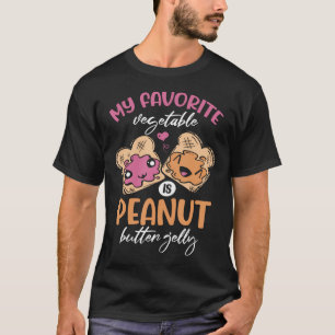 Camiseta Mi Verdura Favorita Es Mantequilla De Maní Jalea