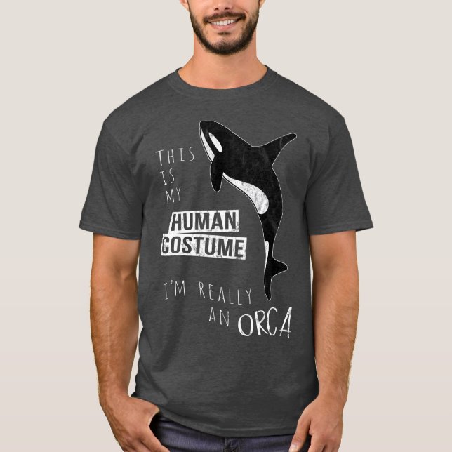 Camiseta Mi Vestido Humano Es Realmente Una Buda De Ballena (Anverso)
