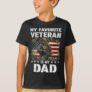 Camiseta Mi Veterano Favorito Es Memoria Del Día De Los Vet