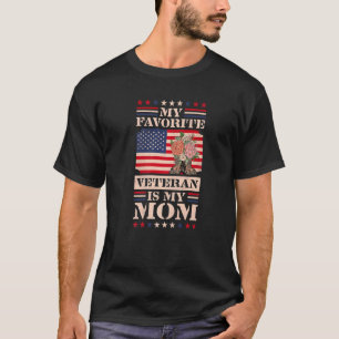 Camiseta Mi veterano favorito es mi mamá, el día de los vet