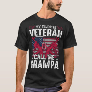 Camiseta Mi veterinario favorito me llama Día de Veteranos 