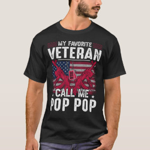 Camiseta Mi veterinario favorito me llama Día de Veteranos 