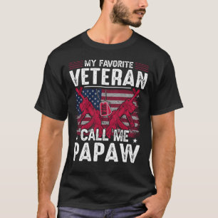 Camiseta Mi veterinario favorito me llama Día de Veteranos 
