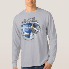 Camiseta Mi viaje de caminata espacial | Hombres Manga Larg