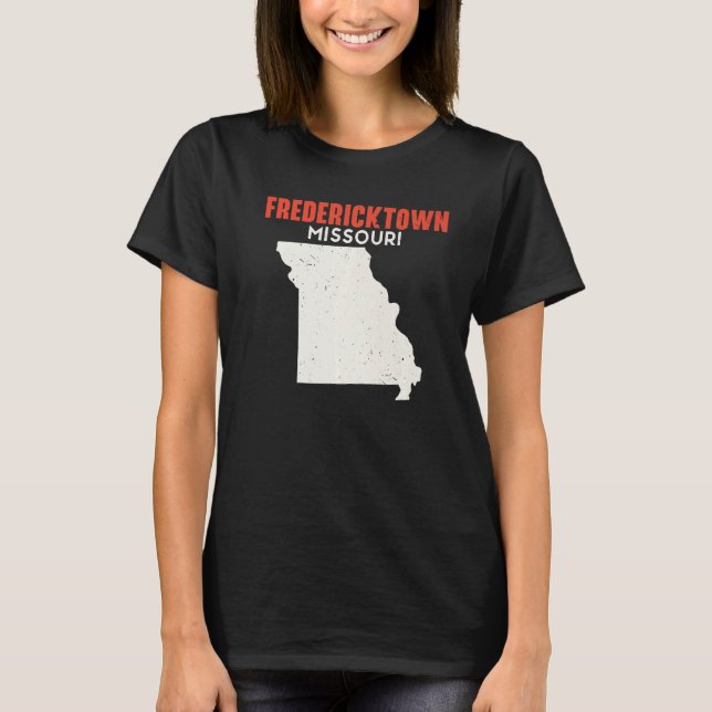 Camiseta Mi viaje de Fredericktown Missouri USA State Ameri (Anverso)