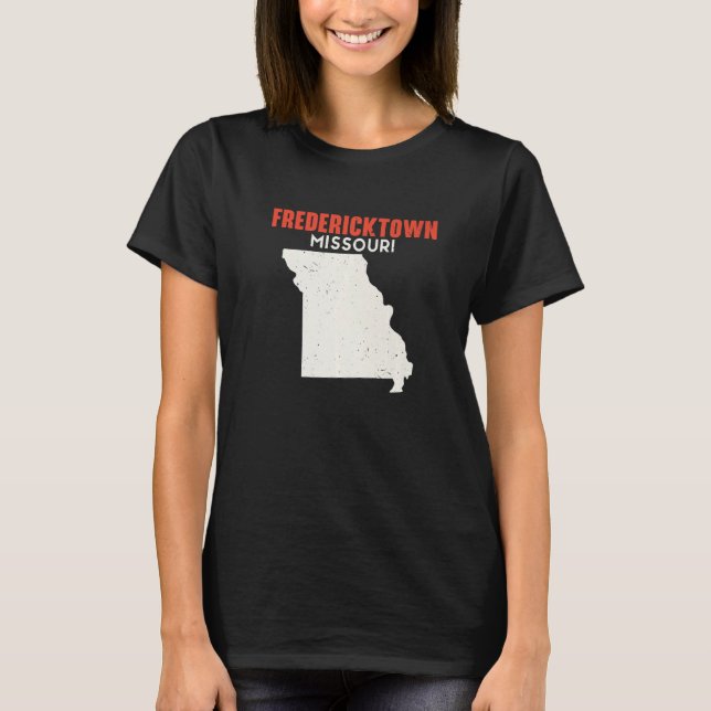 Camiseta Mi viaje de Fredericktown Missouri USA State Ameri (Anverso)