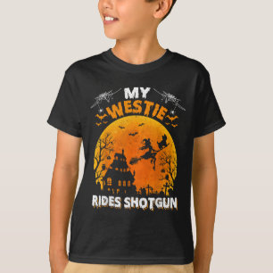 Camiseta Mi viaje de Westie disparó divertido perro Westie 