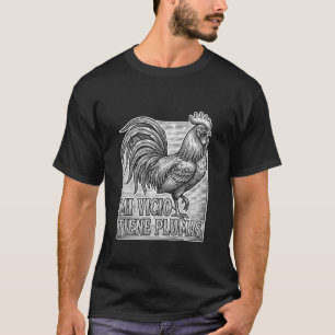 Camiseta Mi vicio tiene plumas Amante de los gallos y las g