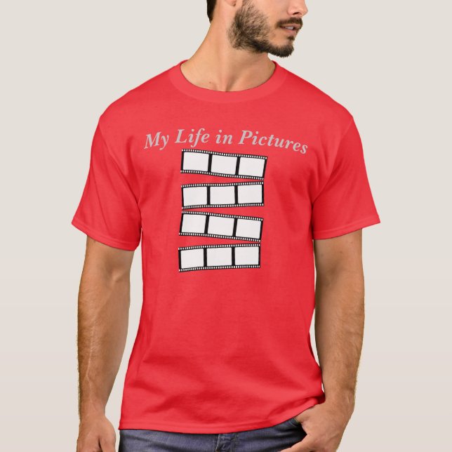Camiseta Mi vida en imágenes (Anverso)