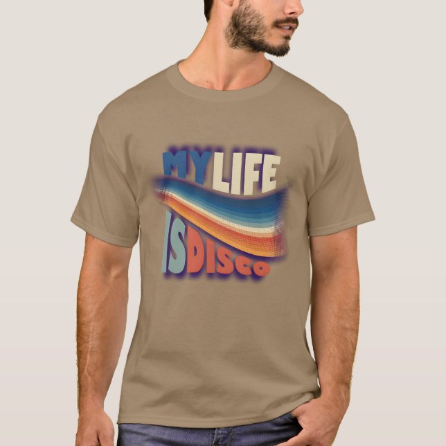 Camiseta Mi vida es Disco chica (Anverso)