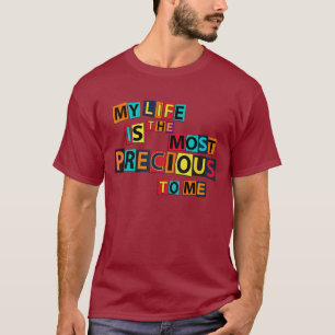 Camiseta Mi vida es el bloque colorido más precioso para mí