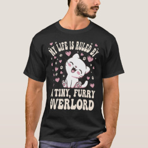 Camiseta Mi vida está gobernada por un pequeño gato enredad