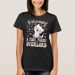 Camiseta Mi vida está gobernada por un pequeño gato enredad