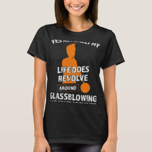 Camiseta Mi vida gira en torno a la explosión de vidrio