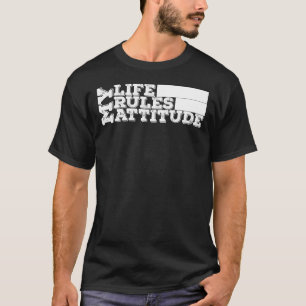 Camiseta Mi vida gobierna mi actitud