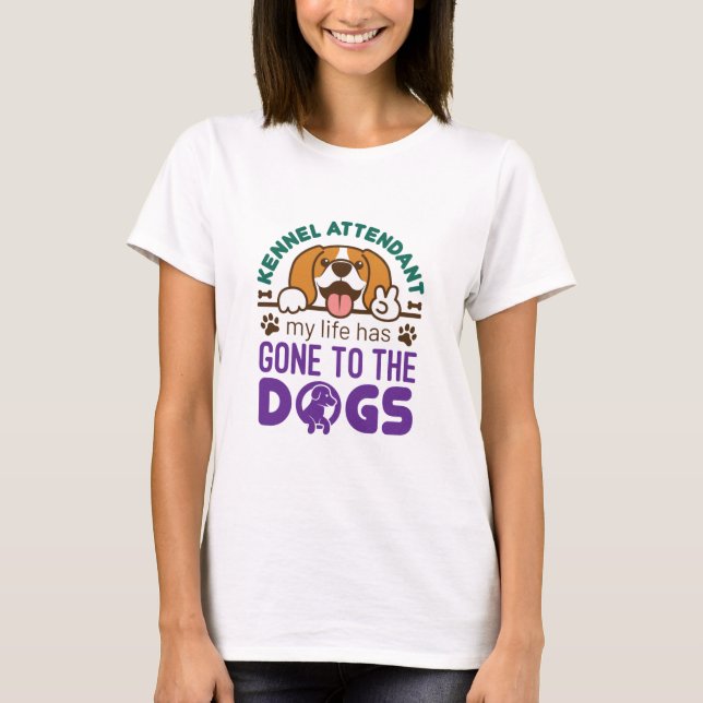 Camiseta Mi vida ha ido a los perros (Anverso)