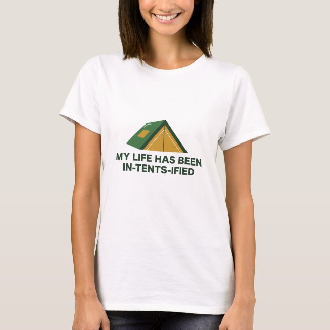 Camiseta Mi Vida Ha Sido Ificada En Tiendas (Anverso)