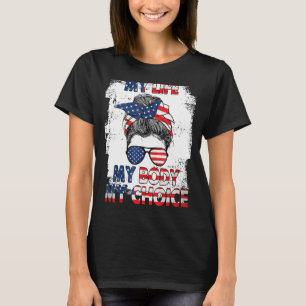 Camiseta Mi vida mi cuerpo mi elección Derechos de la mujer
