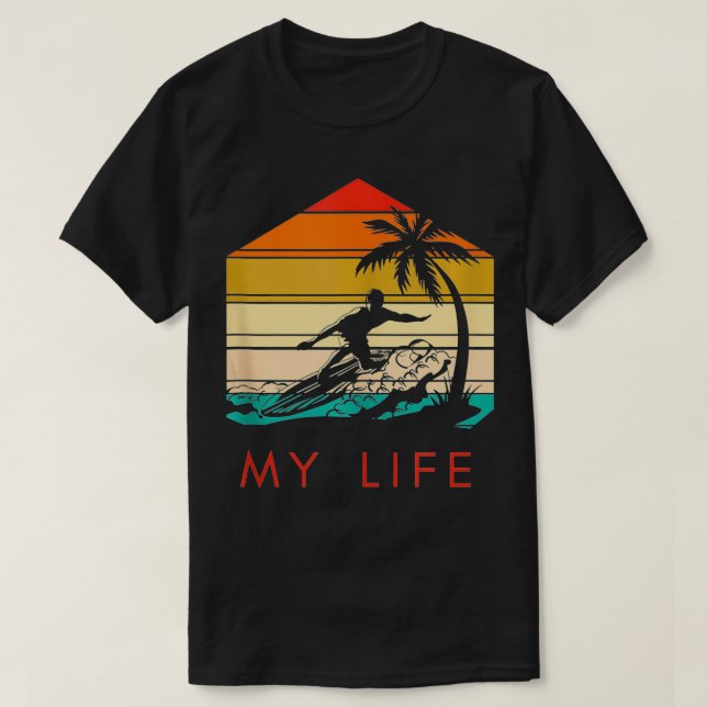 Camiseta Mi vida navegando (Diseño del anverso)
