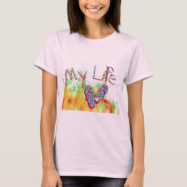 Camiseta Mi vida tie-die Shirt I (Anverso)