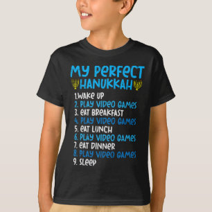 Camiseta Mi videojuego perfecto Hanukkah Chanukah Jew Men B