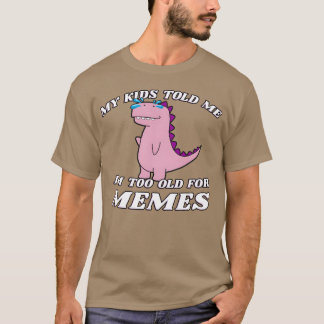 Camiseta Mi viejo Yo Imoo Viejo Para Memes chico de los 80