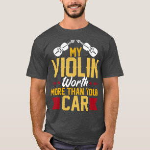 Camiseta Mi violín vale más que tu