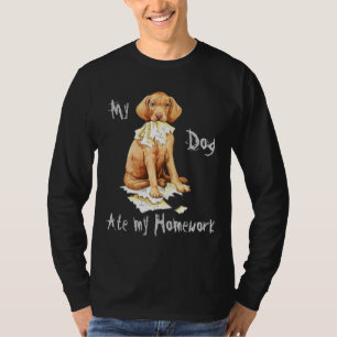 Camiseta Mi Vizsla se comió mi hogar