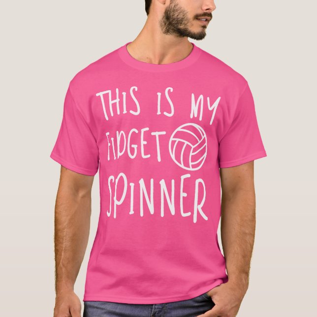 Camiseta Mi voleibol Fidget Spinner (Anverso)