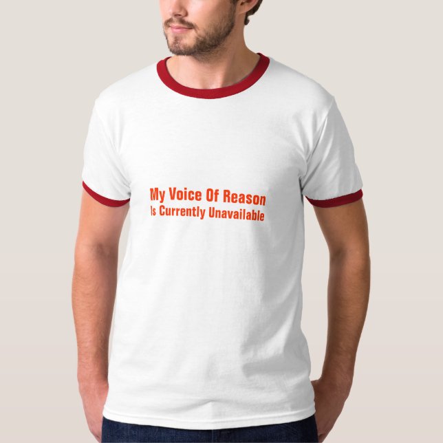 Camiseta Mi voz de la razón (Anverso)
