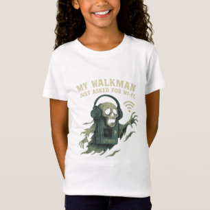 Camiseta Mi Walkman pidió Wi-Fi Terror Retro tecnológico