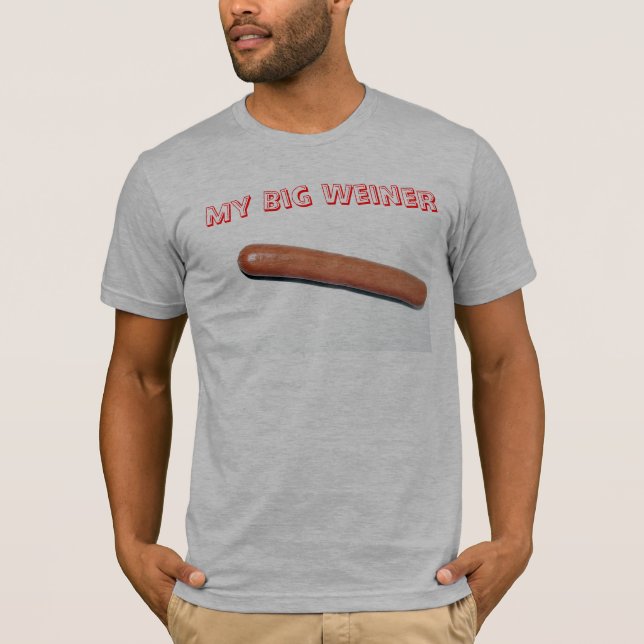 Camiseta Mi Weiner grande (Anverso)