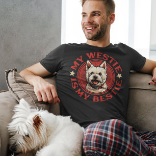 Camiseta Mi Westie es mi Bestie West Highland White Terrier