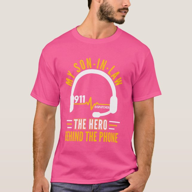 Camiseta Mi yerno, el héroe detrás del disco 911 (Anverso)