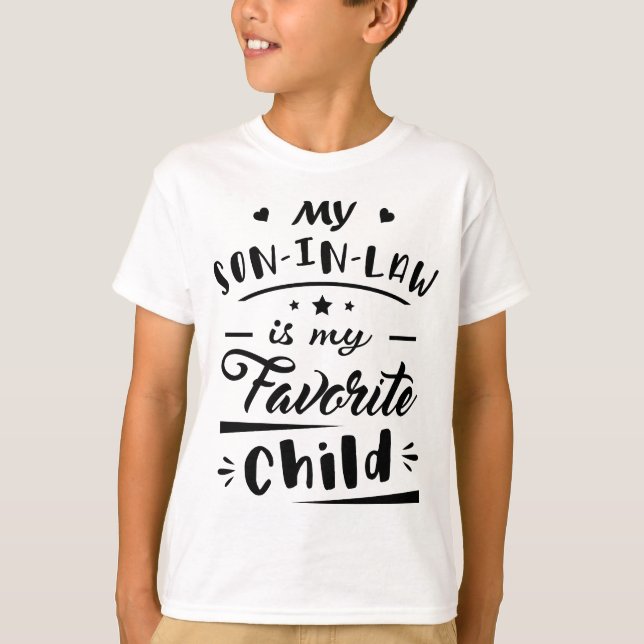 Camiseta Mi yerno es mi hijo favorito (Anverso)