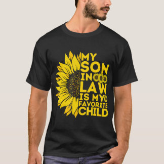Camiseta Mi yerno es mi hijo favorito Diversión familiar