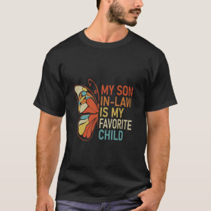 Camiseta Mi yerno es mi hijo favorito Divertido Retro