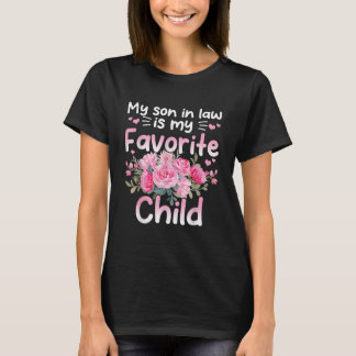 Camiseta Mi yerno es mi hijo favorito Familia divertida