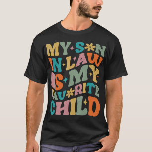 Camiseta Mi yerno es mi hijo favorito Groovy Mother i