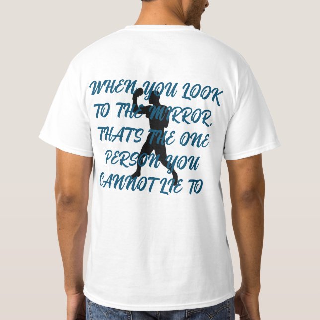 Camiseta mi yo en el espejo (Reverso)